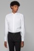 Slim-fit shirt in easy-iron cotton, White