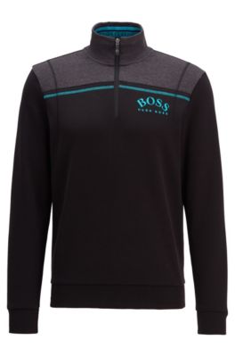 hugo boss sweatshirt zip