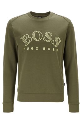 hugo boss green sweatshirt