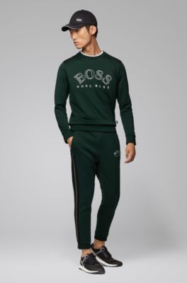 green hugo boss hoodie