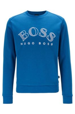 hugo boss blue sweater