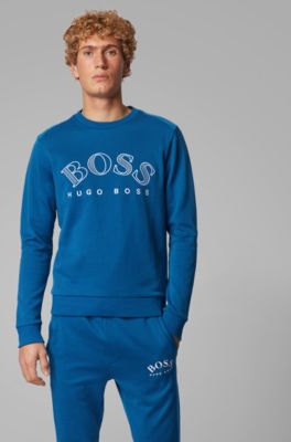 hugo boss salbo sweatshirt blue