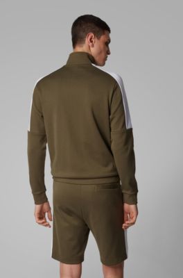 hugo boss tracksuit khaki