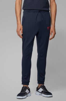 dark blue jogging pants