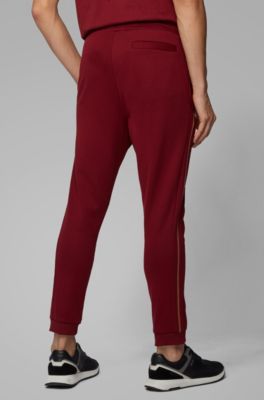 hugo boss tracksuit black and red