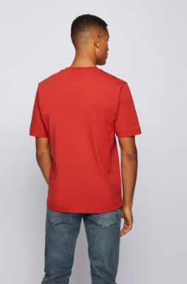 hugo boss black and red t shirt