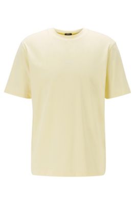 hugo boss yellow shirt