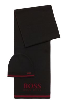 hugo boss scarf set