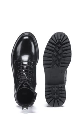 hugo boss lace up boots