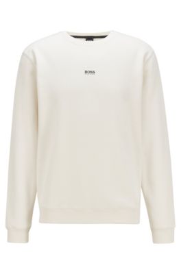 white boss hoodie