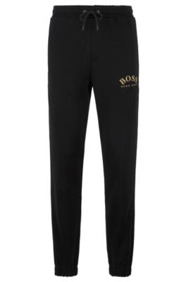 boss cuffed track pants