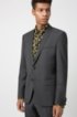 Extra-slim-fit suit in two-way stretch fabric, Dark Grey