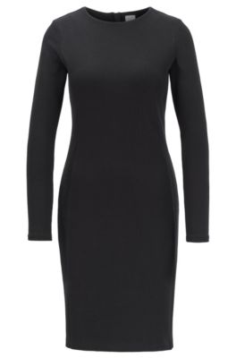 white cotton bodycon dress