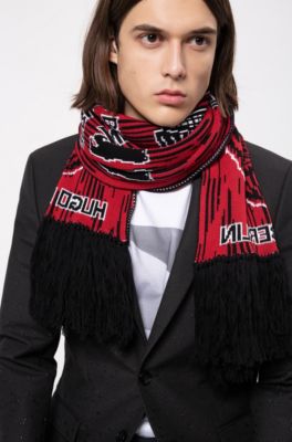 mens hugo boss scarf sale