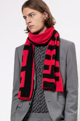 mens hugo boss scarf sale