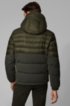 Lightweight jacket in water-repellent fabric with removable hood, Dark Green