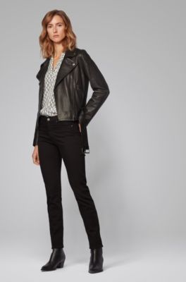 hugo boss nappa leather jacket