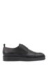 Derby shoes in Scotch-grain calf leather, Black