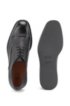 Derby shoes in Scotch-grain calf leather, Black