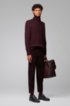 Derby shoes in Scotch-grain calf leather, Brown