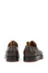 Derby shoes in Scotch-grain calf leather, Dark Brown