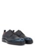 Derby shoes in Scotch-grain calf leather, Black