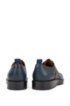 Derby shoes in Scotch-grain calf leather, Black