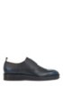 Derby shoes in Scotch-grain calf leather, Black