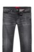 Slim-fit jeans in black comfort-stretch denim, Anthracite