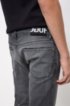 Slim-fit jeans in black comfort-stretch denim, Anthracite
