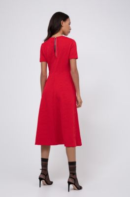 hugo boss midi dress
