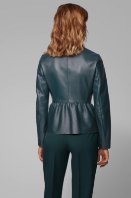 hugo boss womens leather jacket