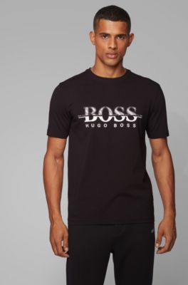 boss logo t shirt