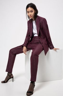 hugo boss purple suit