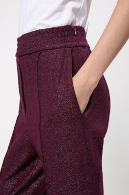 Pantalones Formales Lila De Hugo Boss Mujeres