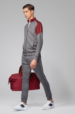 grey boss tracksuit
