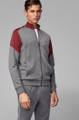 grey boss tracksuit