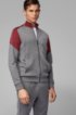 Regular-fit tracksuit with colour-blocking, Grey