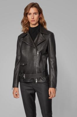 hugo boss womens leather jacket