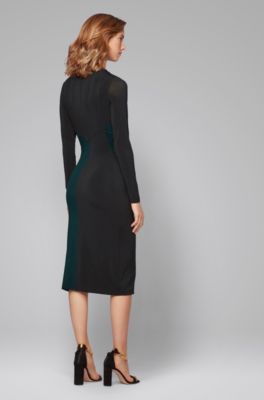 hugo boss jersey dress