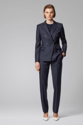 hugo boss skirt suit