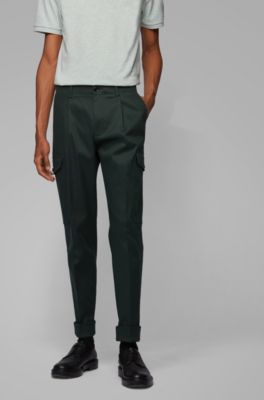 dark grey cargo trousers