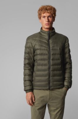 slim fit down jacket