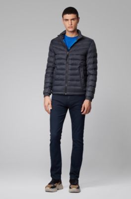 slim fit down jacket