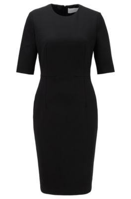 hugo boss dress black