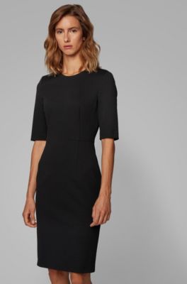 hugo boss dress black