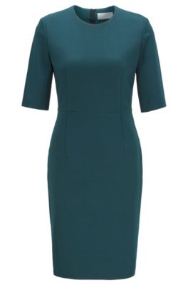 hugo boss green dress