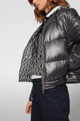 BOSS - Water-repellent bomber jacket 