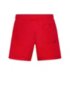 Quick-dry swim shorts with reversed-logo print, Red