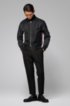 Regular-fit jacket with contrast side panels, Black
